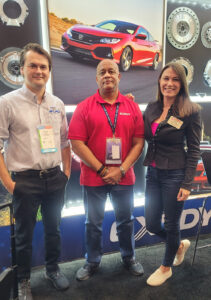 Stepghen Sayer, james Young from Exedy and Rachel Speir